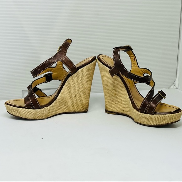 PHILOSPHY by Alberta Ferretti***Wedge Heel Sandals**EU 37; US 7 $780 - Picture 3 of 6